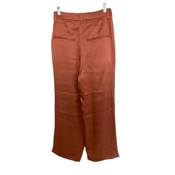 Anine Bing Carrie Pant in Silk Terracotta - Picture 5 of 12